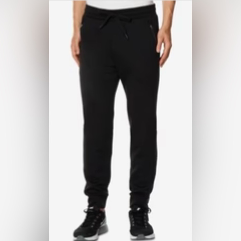 Men’s 32 Degrees Heat Tech Fleece Jogger Pants Zip Pockets